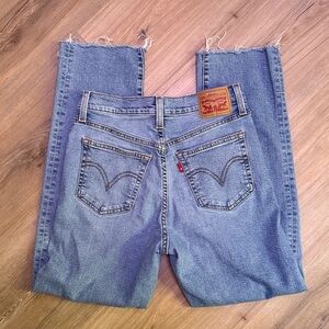 Levi's | Wedgie Straight | Blue Denim | High-Waisted | Straight Leg | Size 28